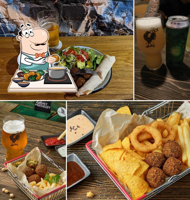 Фалафель в "The Cock beer pub"
