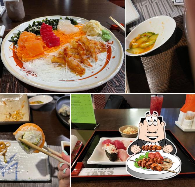 Еда в "Такэ"