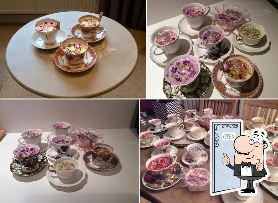 Vintage China Cup Candles