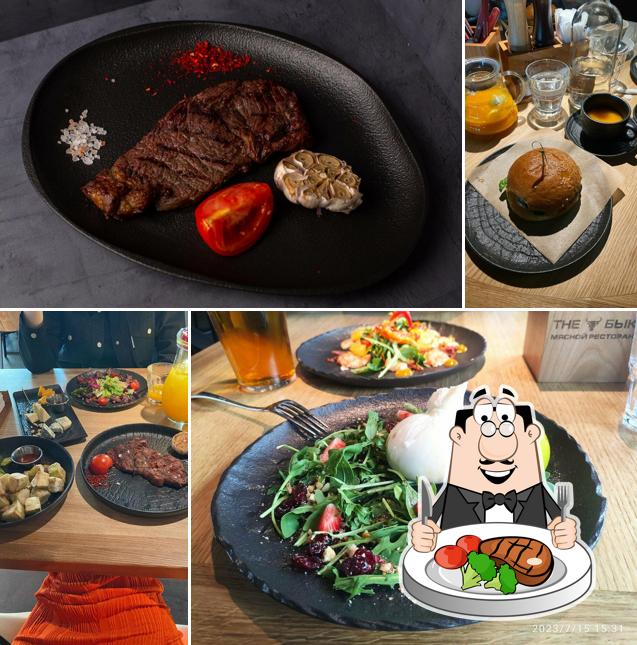 Стейк в "The Бык"