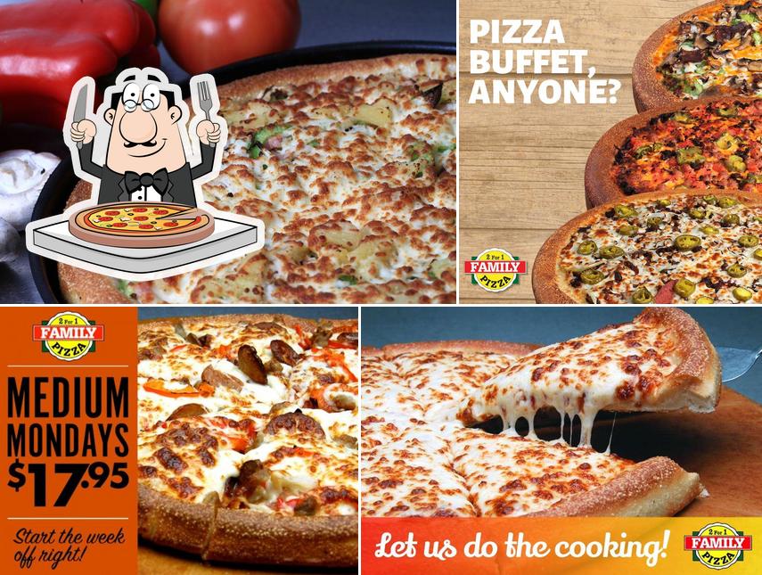 2 for 1 Family Pizza Canarama
