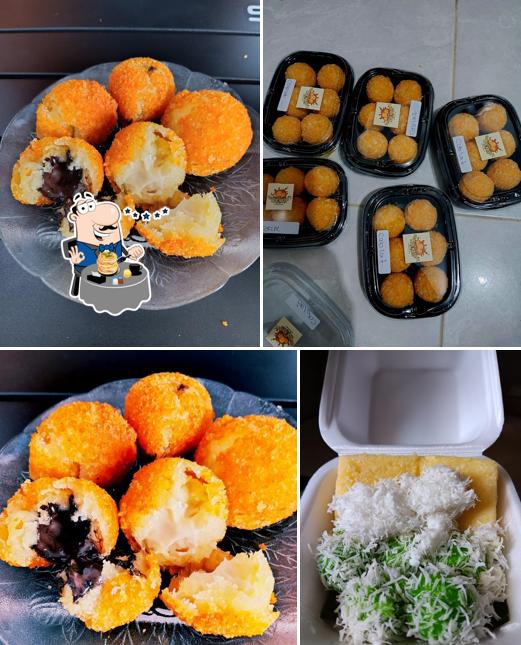 Klepon idola dan getuk crispy