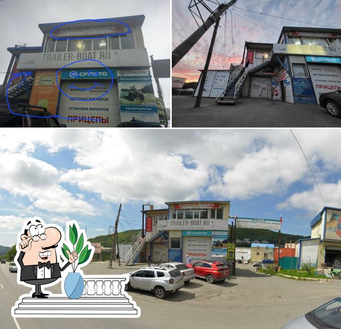 Внешнее оформление "ташкента кафе"