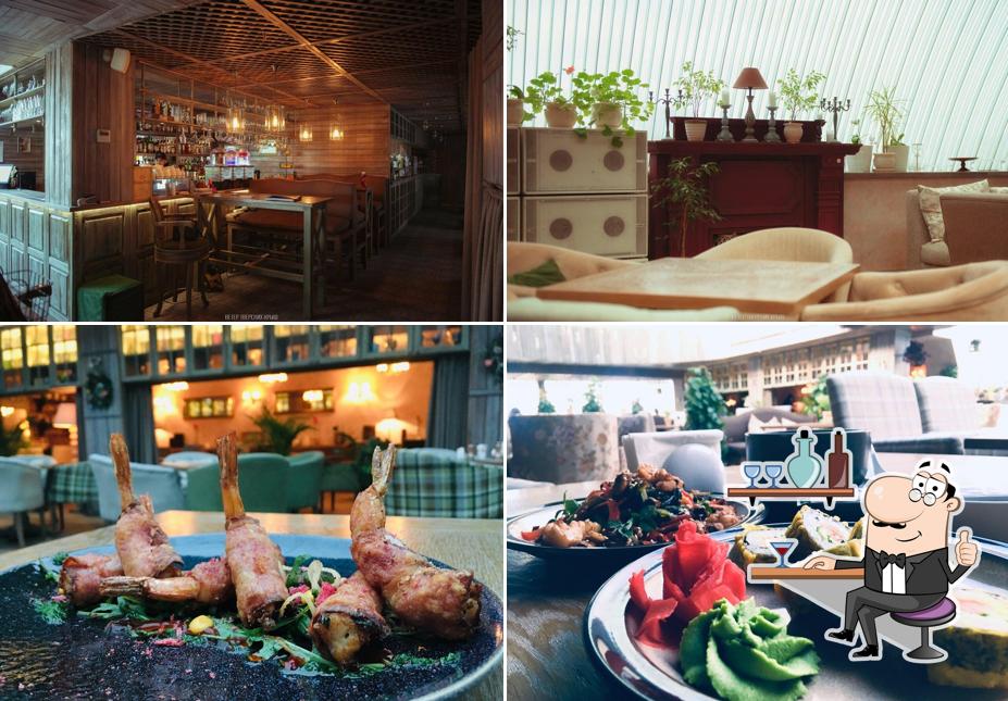 Посмотрите на внутренний интерьер "Ресторана Penates"