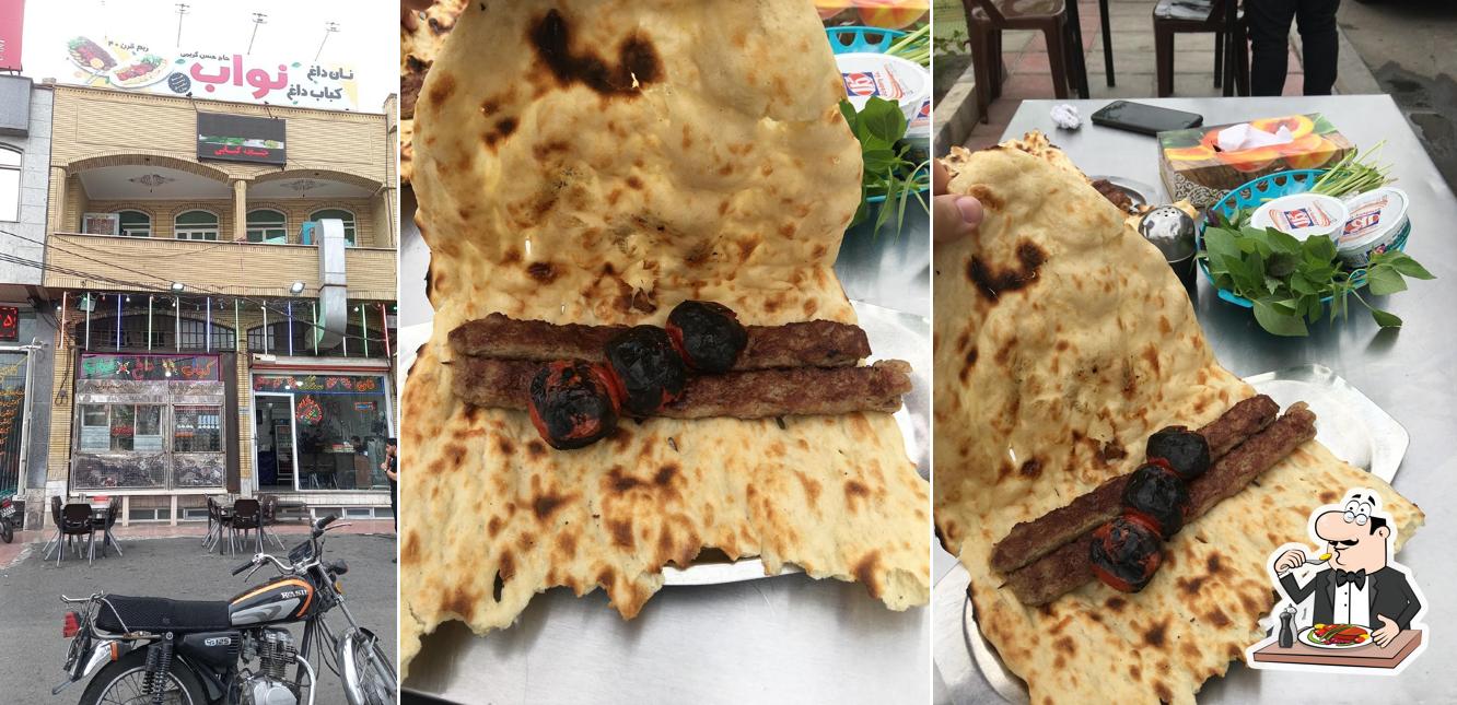 نان داغ کباب داغ نواب