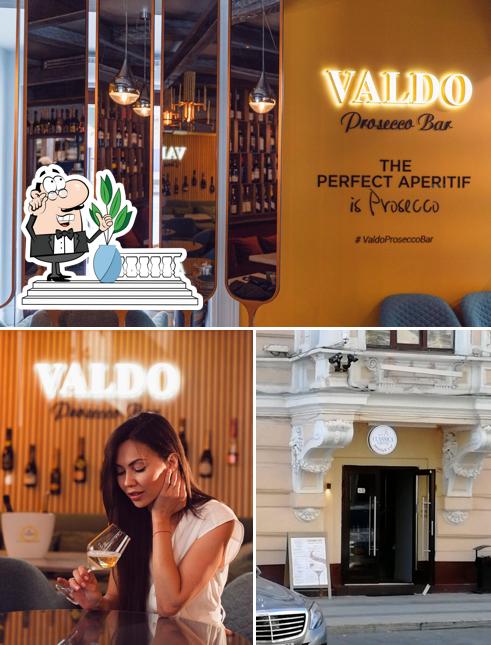 Помимо прочего, в Valdo есть внешнее оформление и алкоголь