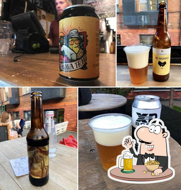 Насладитесь пинтой темного или светлого пива