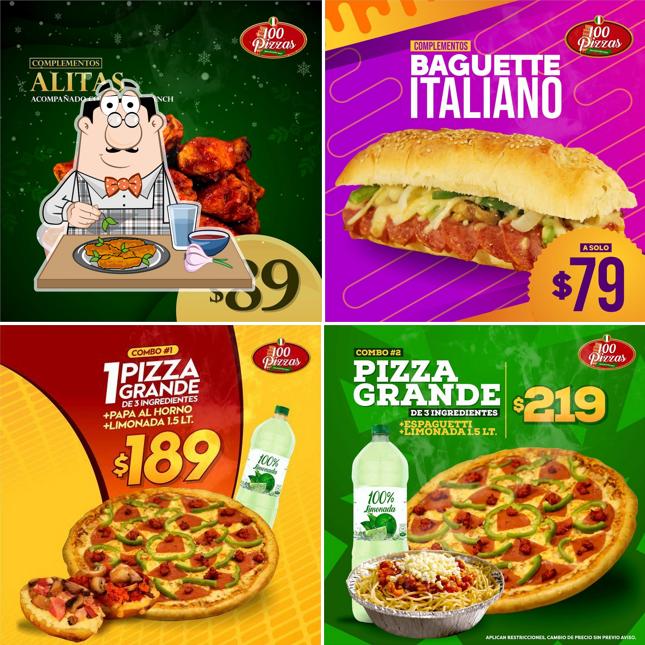 100 pizzas Tizimín
