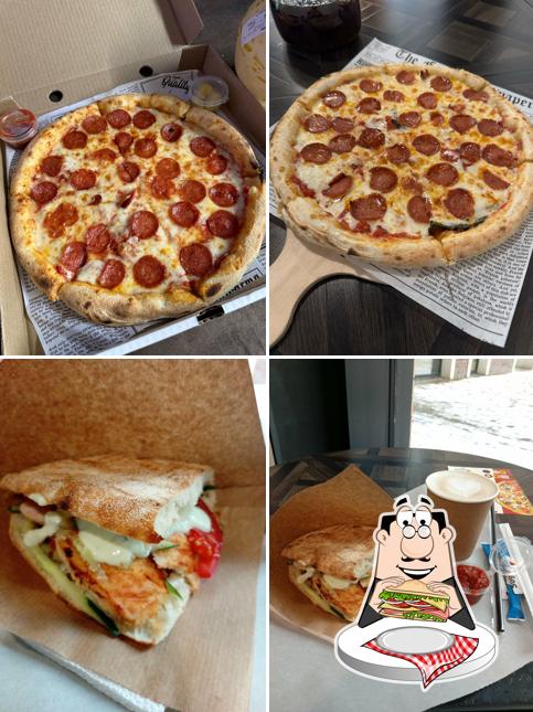 Клубные сэндвичи в "Хэбитс"