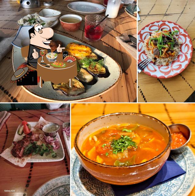 Блюда в "Чайхоне Хлопок"