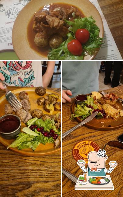 Еда в "Пивном Ресторане У Борхарда"