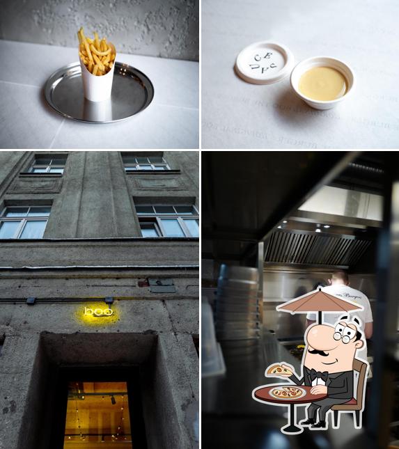 boo / the burger, ēstuve