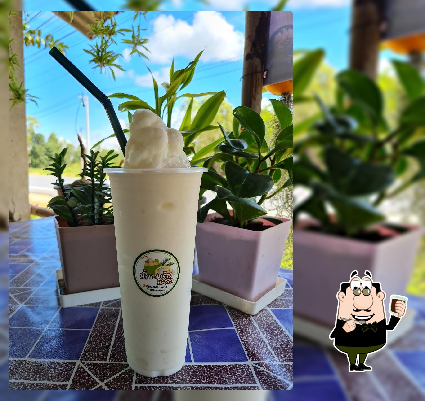 มะพร้าวนมสดปั่น @Ban Mano
