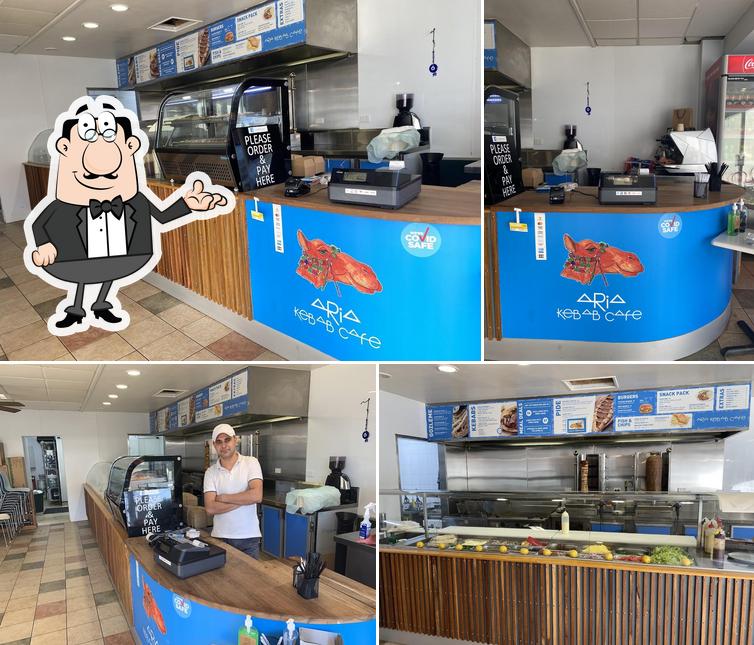 Aria Kebab & Cafe and pizza