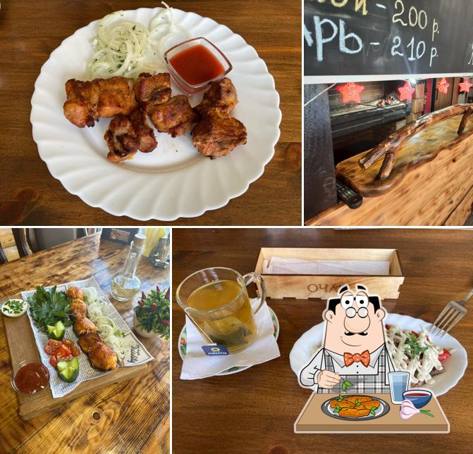 Куриные крылышки в "Шашлычной Очаг"