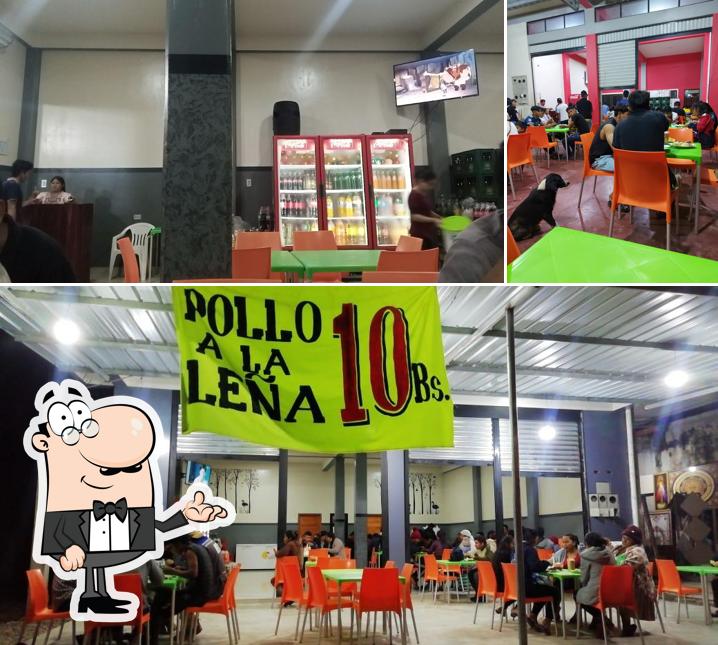 Pollo a la leña a 10bs