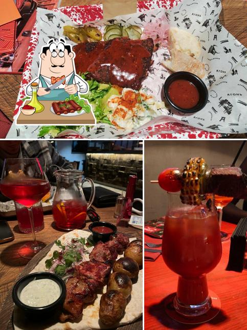 Свиные ребрышки в "Агони BBQ Ratskeller"