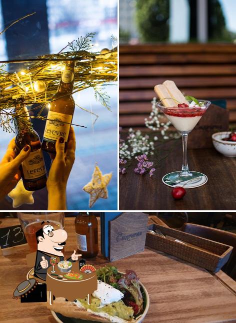 Буррата в "Гастробар Сидрерия"