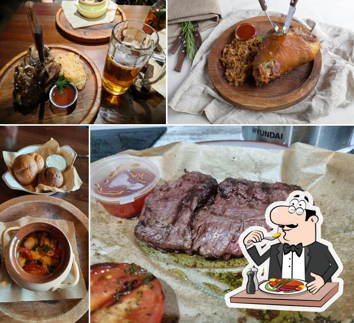 Еда в "Pitnica чешской пивнице"