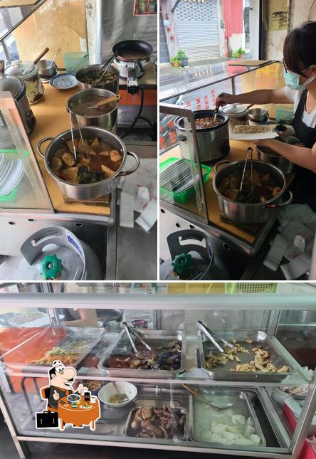 方圓雞絲飯、肉燥飯