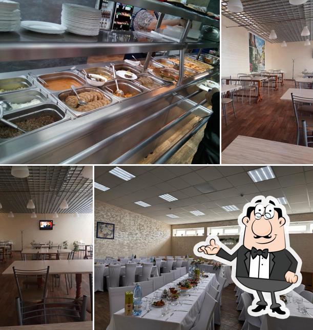 Посмотрите на внутренний интерьер "Раздолья"