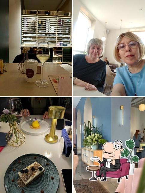 Посмотрите на внутренний интерьер "Bucho Wine Bar"