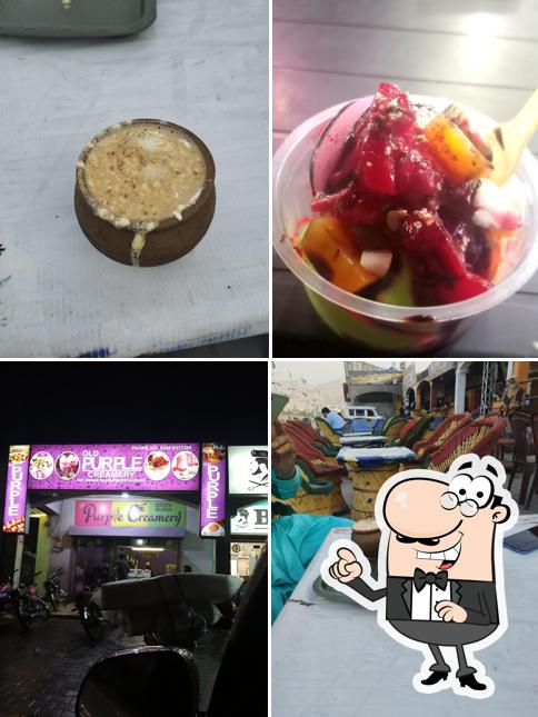 New purple ice cream
