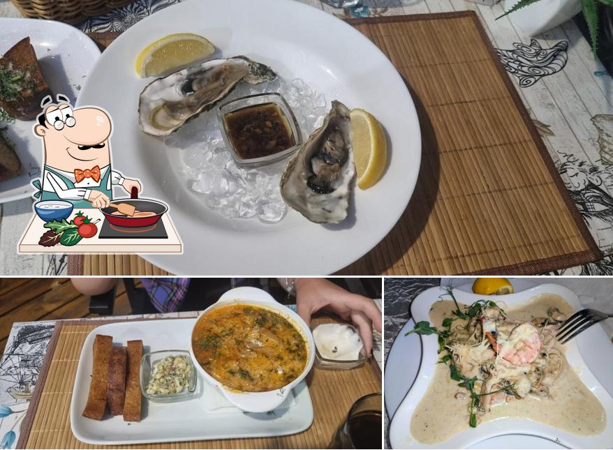 Курица с соусом карри в "Пиратской Харчевне"