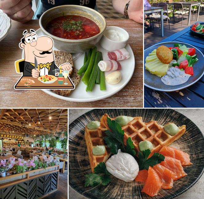 Блюда в "Причале"