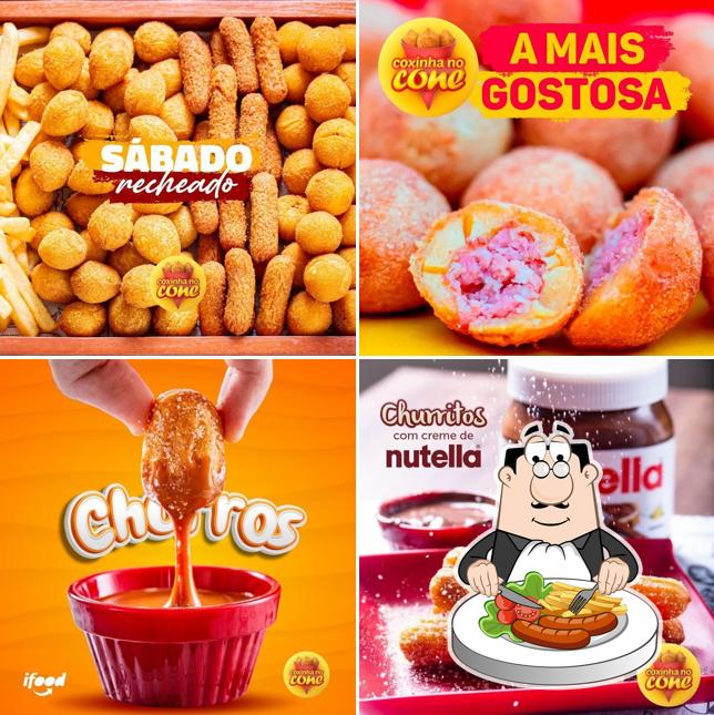 Coxinha no Cone Timon