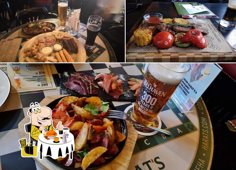 Еда в "Харате'се Паб"