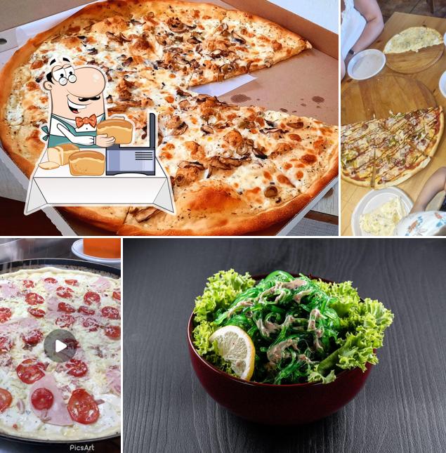 Чесночный хлеб в "Хлебе из тандыра, Маууа Pizza."