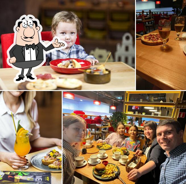 Интерьер "New York Street Pizza"