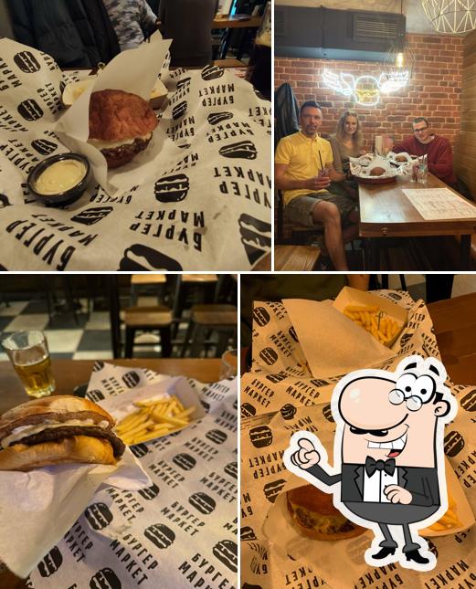 Интерьер "Бургера маркет"