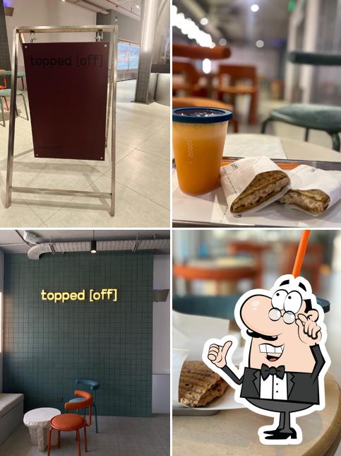 topped [off] توبد اوف