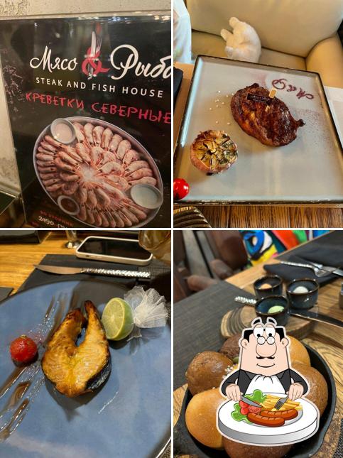 Еда в "Мясе & Рыба"