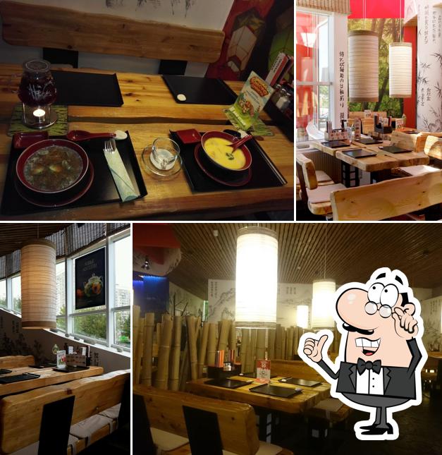 Посмотрите на внутренний интерьер "Танук"