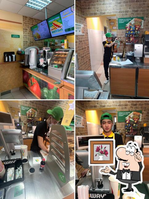 Посмотрите на внутренний интерьер "Subway"