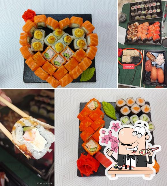 Отведайте разные сеты суши