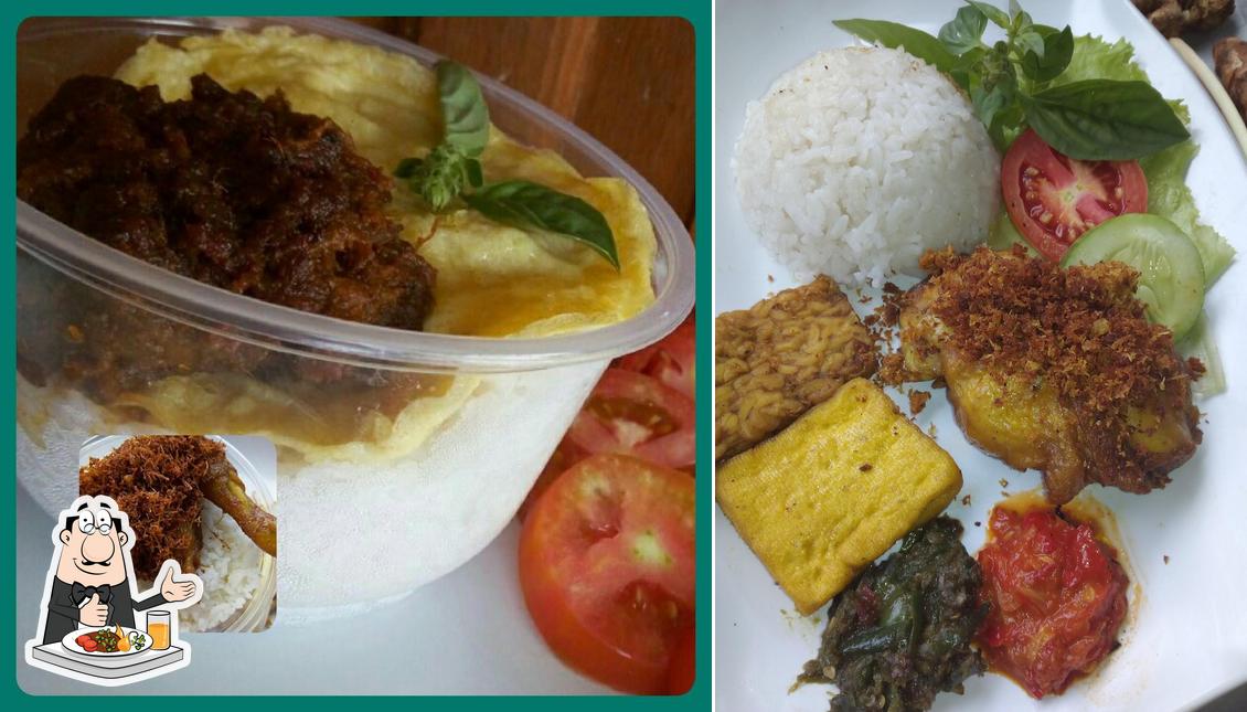 Nasi Rendang Telur Dadar