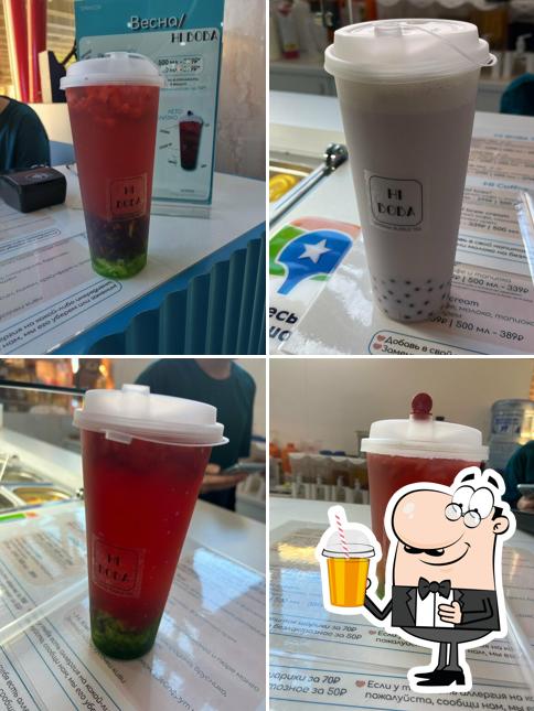 Загляните попробовать различные напитки, представленные в "Hi Boba"