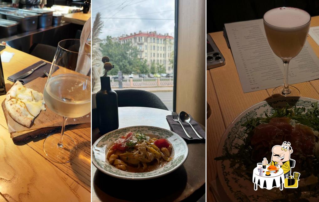 Еда в "Моне"