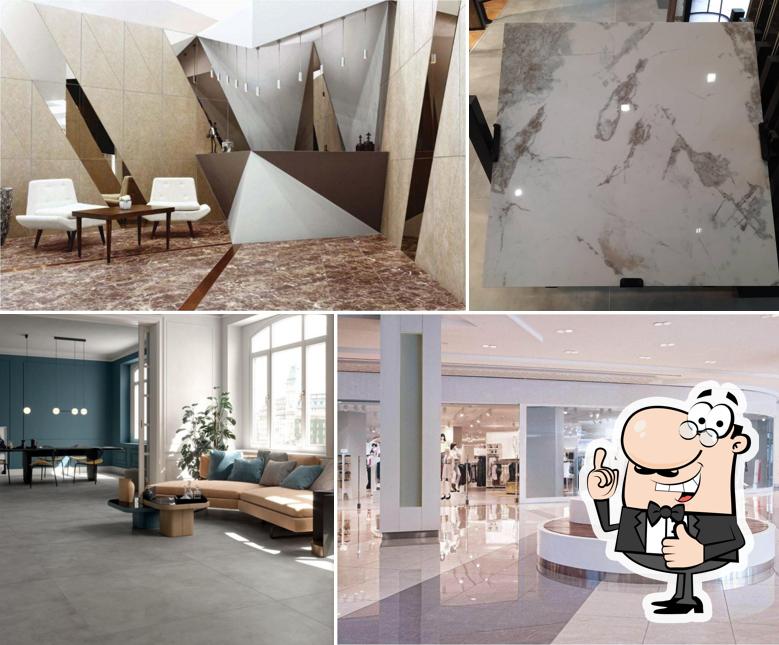 Magasin de carrelage à Vannes - Écriture d’intérieur