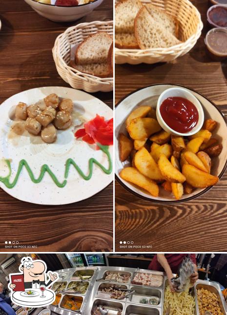 Еда в "Мясо на углях"