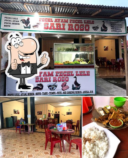 Pecel ayam Pecel Lele Sari Roso