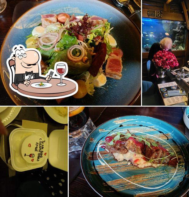 Еда в "Адмирале Джоне Бенбоу"