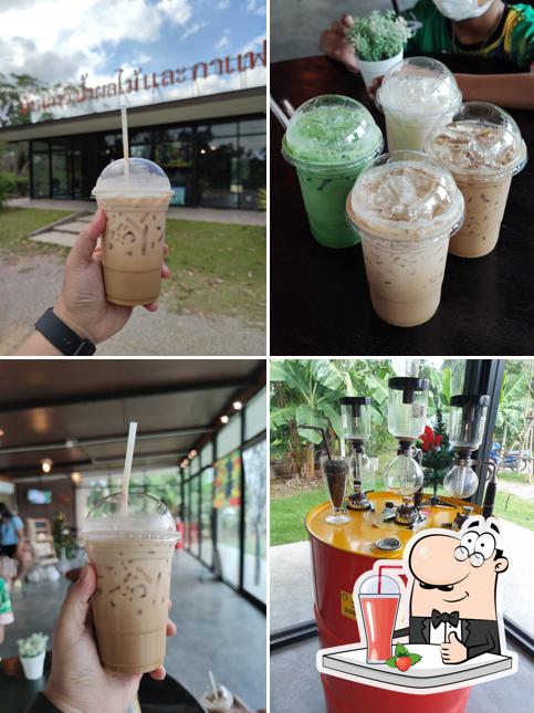 บ้านกาวี น้ำผลไม้และกาแฟ