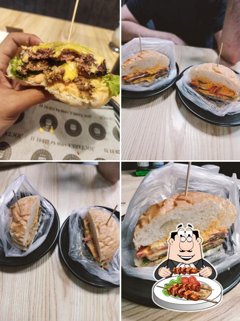 Black burger