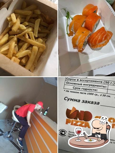 Блюда в "Uno-pizza"