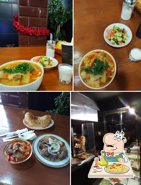 Еда в "Хлебе И Мясо"